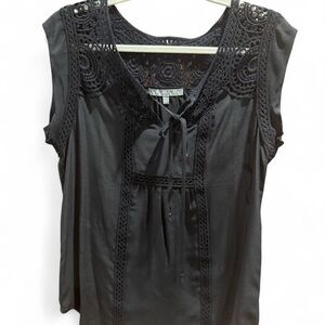 Daniel Rainn Black Lace Top